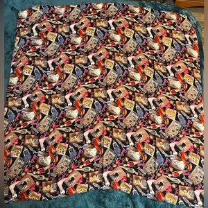 Nicole Miller 100% silk Barbie Scarf